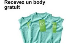 Body gratuit Zeeman pour les bébés nés entre 2016 et 2019