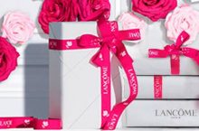 Lancôme : coffret pour les yeux et trousse maquillage Happiness pour tout achat
