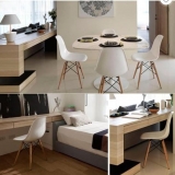 Cdiscount : lot de 4 chaises blanches ultra déco à petit prix !