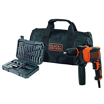 Black&Decker : Perceuse à percussion et sac de rangement en promotion
